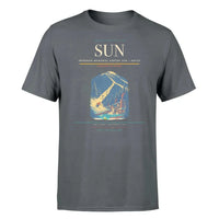 Thumbnail for Friedman Memorial Airport (SUN) T-Shirt single-side front print in Gray | friedman-memorial-airport-sun-double-side-t-shirt