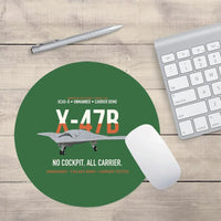 Thumbnail for X-47B UCAS-D Carrier Wing Without a Cockpit design on green round mouse pad