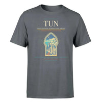 Thumbnail for Tunis-Carthage International Airport (TUN) T-Shirt single-side front print in Gray | tunis-carthage-international-airport-tun-double-side-t-shirt