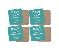 Thumbnail for Diamond DA42-VI design on turquoise 4 pieces set coaster