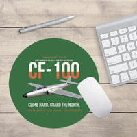 Thumbnail for Avro Canada CF-100 Mk5 Canuck Northern All Weather Interceptor design on green round mouse pad