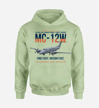 Thumbnail for MC-12W LIBERTY design on light green hoodie single side