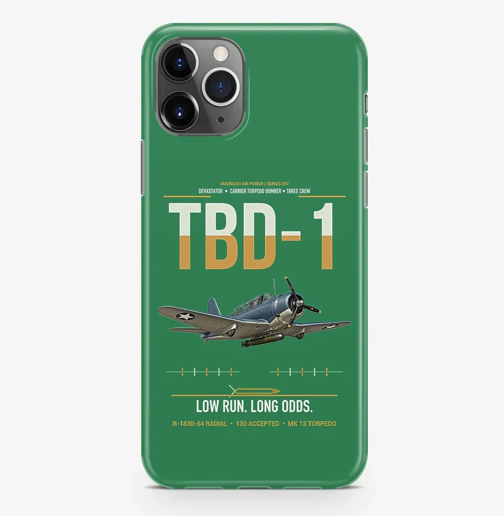TBD-1 Devastator design on green magsafe iphone case, for iPhone Pro Max