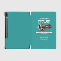 Thumbnail for CT7-9B design on turquoise samsung tablet tablet case