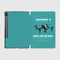 Thumbnail for DJI Inspire 2 design on turquoise samsung tablet tablet case