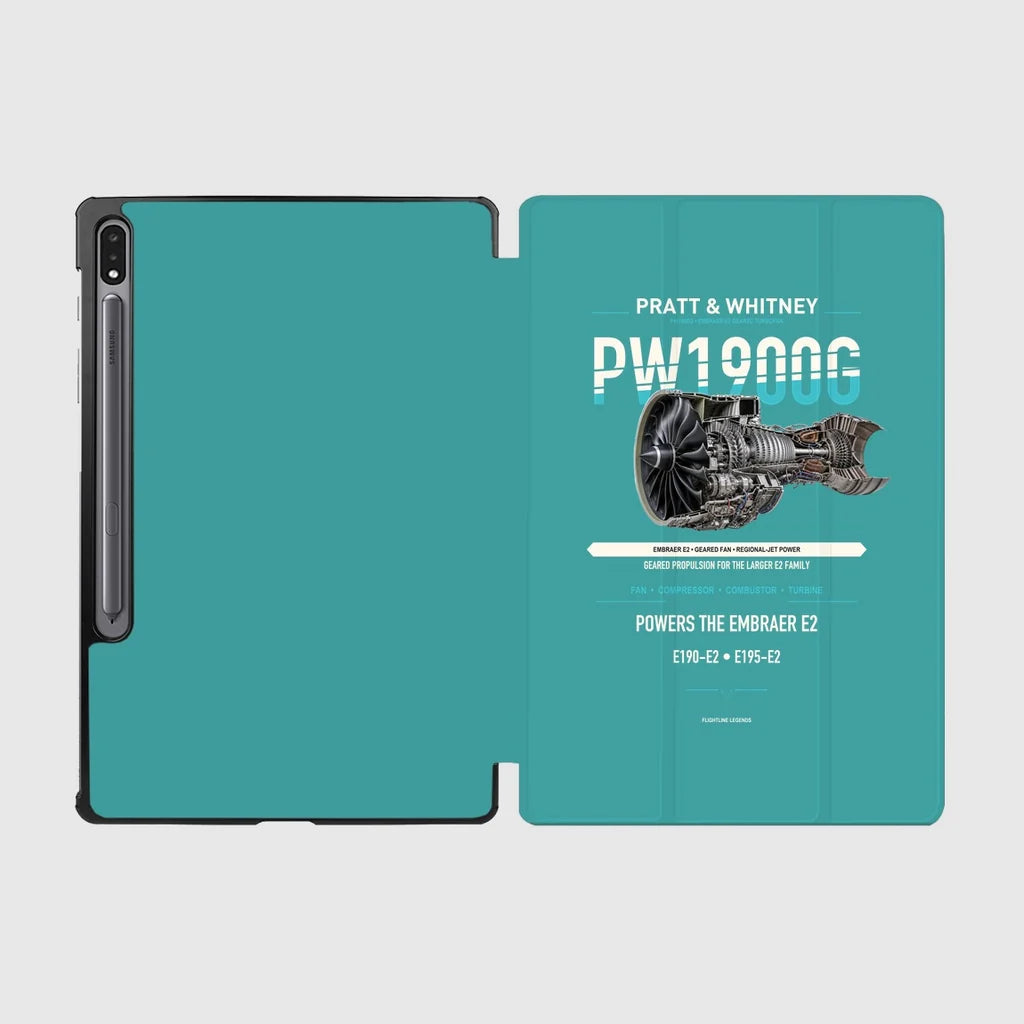 PW1900G design on turquoise samsung tablet tablet case