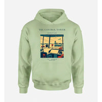 Thumbnail for VINTAGE G4093 - The Control Tower - Premium Hoodie design on lightgreen premium