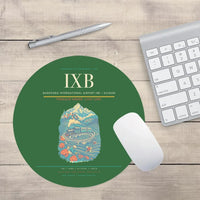Thumbnail for Bagdogra International Airport (IXB) design on green round mouse pad
