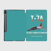 Thumbnail for T-7A Red Hawk design on turquoise samsung tablet tablet case