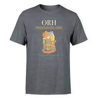 Thumbnail for Worcester Regional Airport (ORH) T-Shirt single-side front print in Gray | worcester-regional-airport-orh-double-side-t-shirt