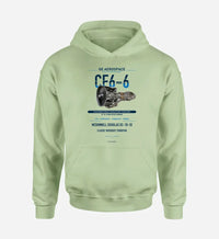 Thumbnail for CF6-6 design on light green hoodie single side