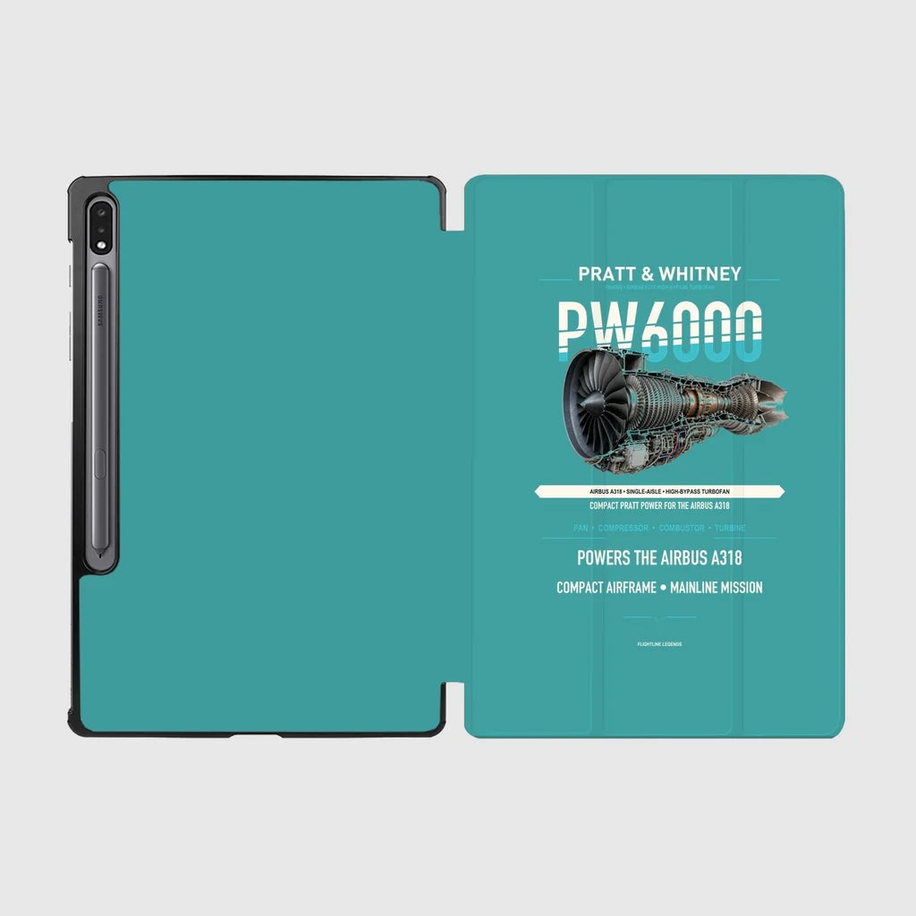 PW6000 design on turquoise samsung tablet tablet case
