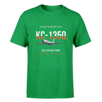 Thumbnail for KC-135Q Blackbird Tanker design on green double-side t-shirt, single-side print