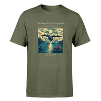 Thumbnail for VINTAGE G4441 - The Moonpath Takeoff - Premium T-Shirt design on greenarmy premium t shirt