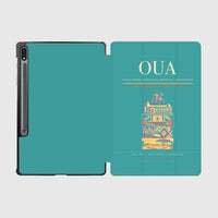 Thumbnail for Thomas Sankara International Airport (OUA) design on turquoise samsung tablet tablet case