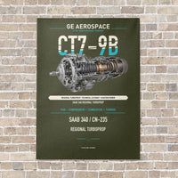 Thumbnail for CT7-9B vertical canvas print - no frame - green army background