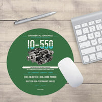 Thumbnail for IO-550 design on green round mouse pad