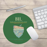 Thumbnail for Billings Logan International Airport BIL Mouse-Pad Round - Green