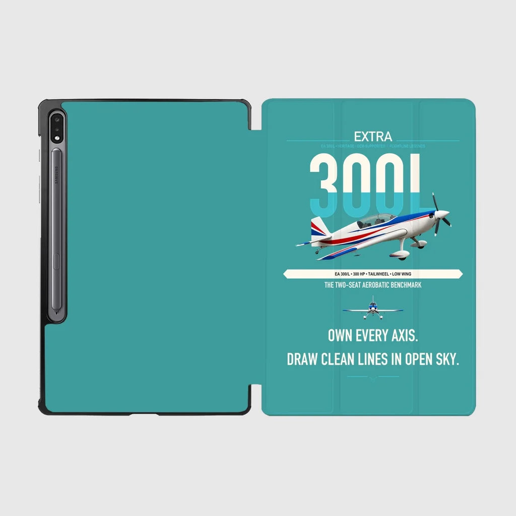 Extra 300L design on turquoise samsung tablet tablet case
