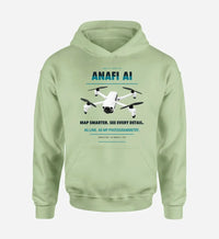 Thumbnail for Parrot ANAFI Ai design on light green hoodie single side