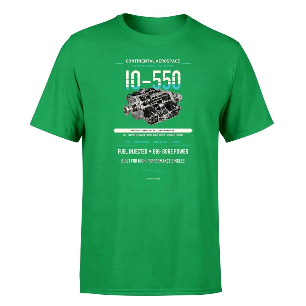 IO-550 design on green single side