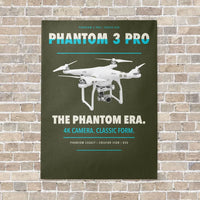 Thumbnail for DJI Phantom 3 Professional vertical canvas print - no frame - green army background