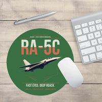 Thumbnail for RA-5C Vigilante design on green round mouse pad