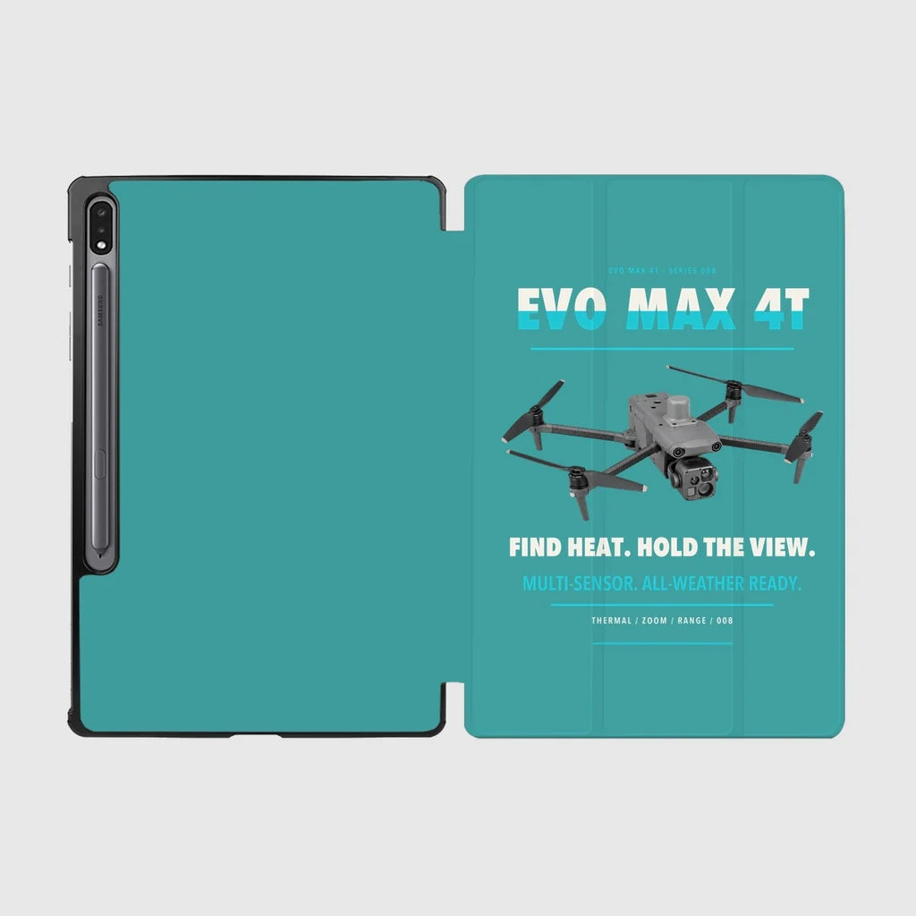 Autel EVO Max 4T design on turquoise samsung tablet tablet case