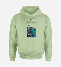 Thumbnail for Klamath Falls Airport (LMT) design on light green hoodie single-side print