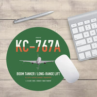 Thumbnail for Boeing KC-767A design on green round mouse pad