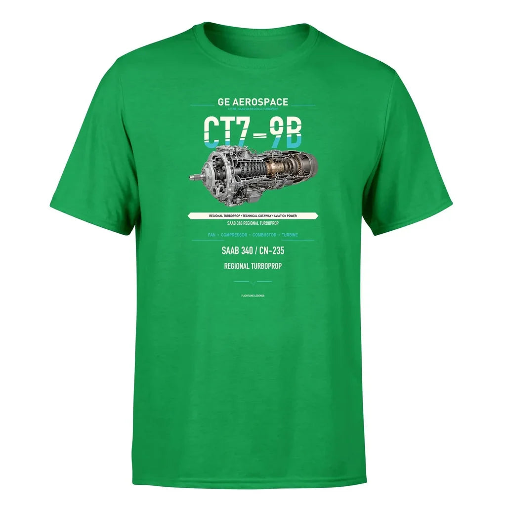 CT7-9B design on green single side