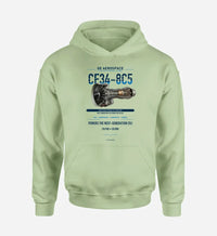 Thumbnail for CF34-8C5 design on light green hoodie single side