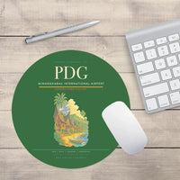 Thumbnail for Minangkabau International Airport (PDG) design on green round mouse pad