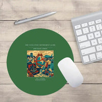 Thumbnail for VINTAGE G4435 - The Navigator's Retirement Globe - Designed Mouse Pads design on green round