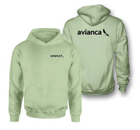 Thumbnail for Avianca Airlines logo on light green double side hoodie
