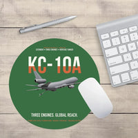 Thumbnail for KC-10A EXTENDER design on green round mouse pad