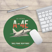 Thumbnail for A-4E Skyhawk design on green round mouse pad