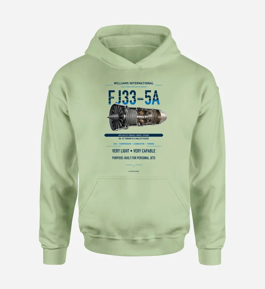 FJ33-5A design on light green hoodie single side