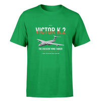 Thumbnail for Handley Page Victor K.2 design on green double-side t-shirt, single-side print
