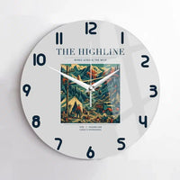 Thumbnail for VINTAGE G4051 - The Highline - Designed Wall Clocks design on lightgray no-frame