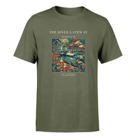 Thumbnail for VINTAGE G4066 - The River Gateway - Premium T-Shirt design on greenarmy premium t shirt