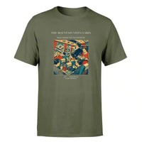 Thumbnail for VINTAGE G4224 - The Mountain Vista Cabin - Premium T-Shirt design on greenarmy premium t shirt