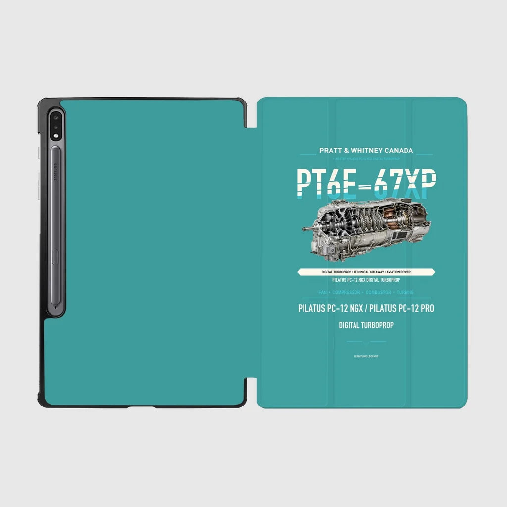PT6E-67XP design on turquoise samsung tablet tablet case
