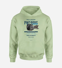 Thumbnail for PW1900G design on light green hoodie single side