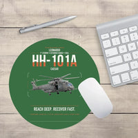 Thumbnail for Leonardo HH-101A Caesar design on green round mouse pad