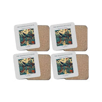 Thumbnail for The Maintenance Dock - Designed Coasters design on light gray 4-pieces-set