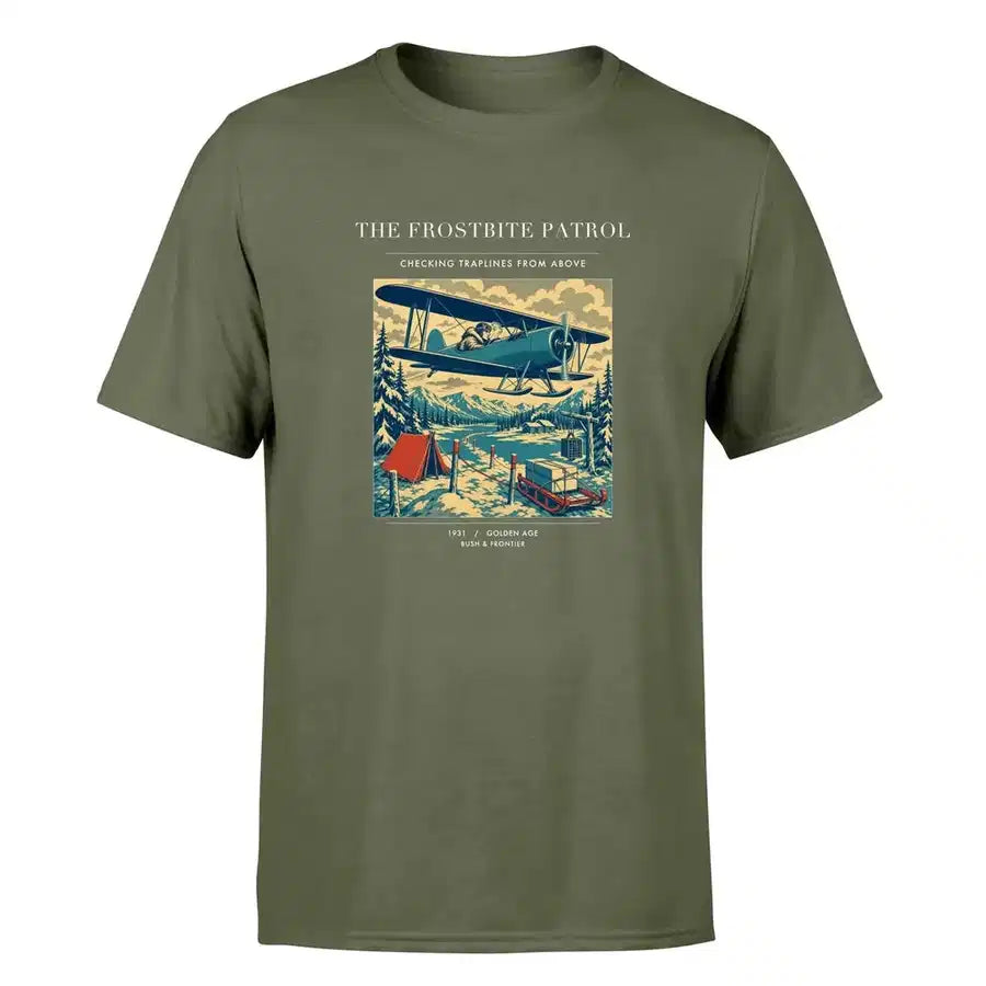 VINTAGE G4290 - The Frostbite Patrol - Premium T-Shirt design on greenarmy premium t shirt