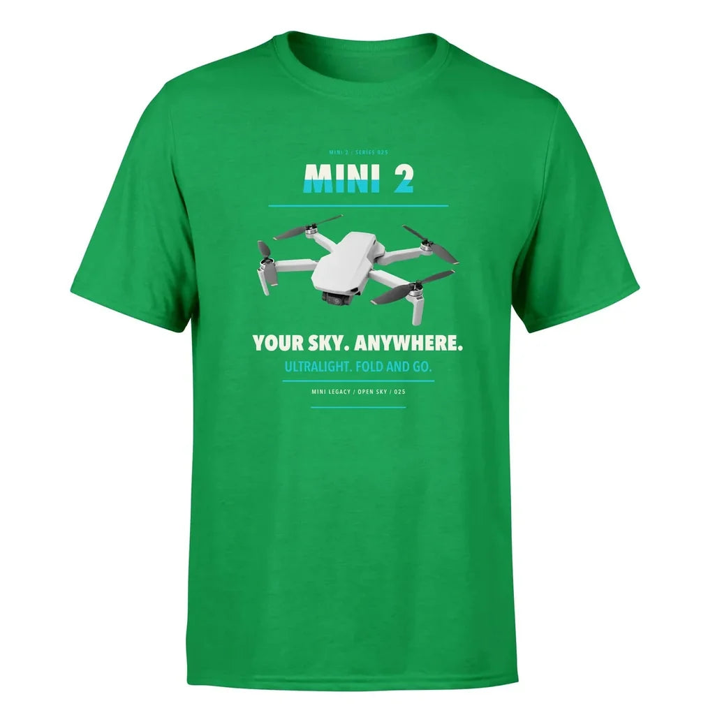 DJI Mini 2 design on green single side