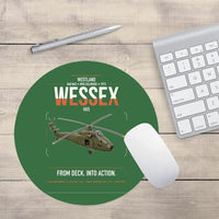 Thumbnail for Westland Wessex HU5 design on green round mouse pad