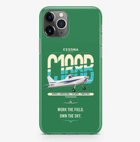 Thumbnail for Cessna A188B AgTruck design on green magsafe iphone case, for iPhone Pro Max